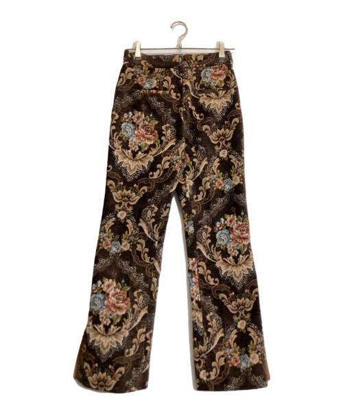 77circa（ナナナナサーカ）77circa (ナナナナサーカ) ゴブランパンツ ブラウン サイズ:記載なしの古着・服飾アイテム