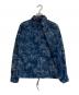 45rpm（45アールピーエム）の古着「インディゴ染め総柄スキッパーシャツ」｜ネイビー