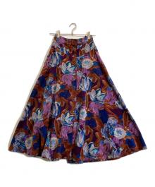 KENZO（ケンゾー）の古着「コーデュロイスカート」｜パープル