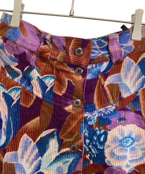 KENZO（ケンゾー）KENZO (ケンゾー) コーデュロイスカート パープル サイズ:Mの古着・服飾アイテム