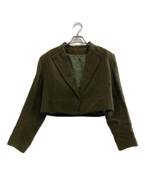 KENZO（ケンゾー）KENZO (ケンゾー) ショートジャケット オリーブ サイズ:Mの古着・服飾アイテム