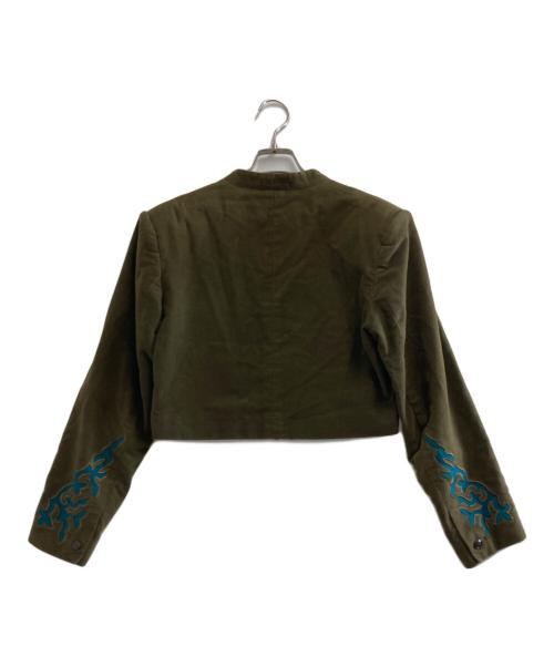 KENZO（ケンゾー）KENZO (ケンゾー) ショートジャケット オリーブ サイズ:Mの古着・服飾アイテム