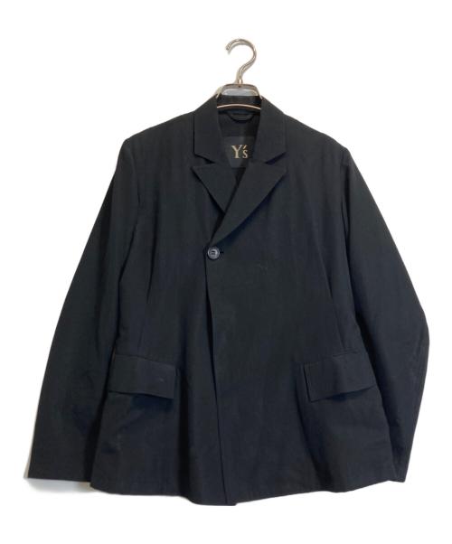 Y's（ワイズ）Y's (ワイズ) テーラードジャケット ブラック サイズ:記載なしの古着・服飾アイテム