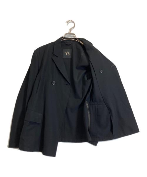 Y's（ワイズ）Y's (ワイズ) テーラードジャケット ブラック サイズ:記載なしの古着・服飾アイテム