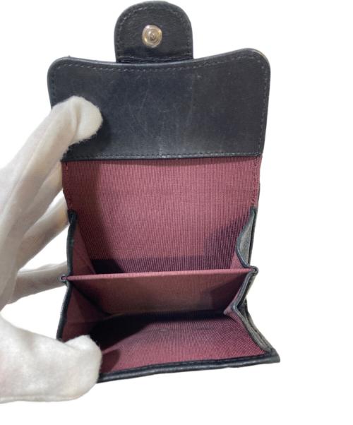 CHANEL（シャネル）CHANEL (シャネル) コンパクトウォレット ブラックの古着・服飾アイテム