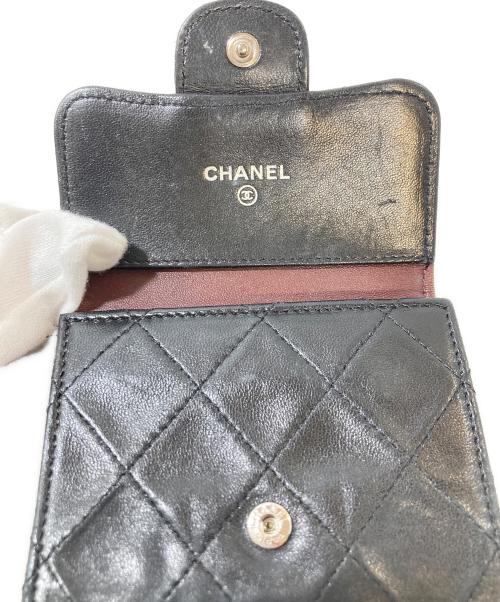 CHANEL（シャネル）CHANEL (シャネル) コンパクトウォレット ブラックの古着・服飾アイテム
