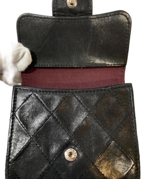 CHANEL（シャネル）CHANEL (シャネル) コンパクトウォレット ブラックの古着・服飾アイテム