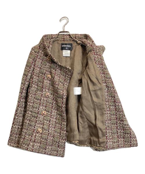 CHANEL（シャネル）CHANEL (シャネル) ツイードジャケット ブラウン サイズ:36の古着・服飾アイテム