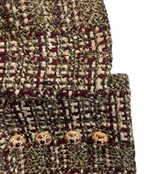 CHANEL（シャネル）CHANEL (シャネル) ツイードジャケット ブラウン サイズ:36の古着・服飾アイテム