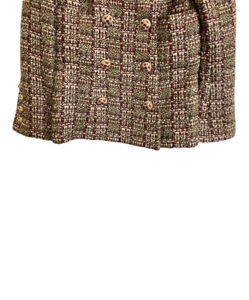 CHANEL（シャネル）CHANEL (シャネル) ツイードジャケット ブラウン サイズ:36の古着・服飾アイテム
