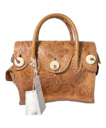 Carving Tribes（カービングトライブス）の古着「ハンドバッグ」｜ブラウン