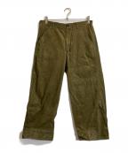 COMME des GARCONS SHIRTコムデギャルソンシャツ）の古着「コーデュロイパンツ」｜カーキ