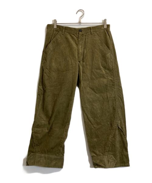 COMME des GARCONS SHIRT（コムデギャルソンシャツ）COMME des GARCONS SHIRT (コムデギャルソンシャツ) コーデュロイパンツ カーキ サイズ:Sの古着・服飾アイテム