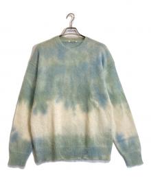 AURALEE（オーラリー）の古着「SUPER KID MOHAIR TIE DYE KNIT P/O」｜スカイブルー