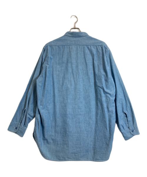 HERILL（ヘリル）HERILL (ヘリル) U.S.N Chambray Shirt インディゴ サイズ:3の古着・服飾アイテム