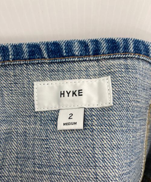 HYKE（ハイク）HYKE (ハイク) DENIM STRAPLESS TOP インディゴ サイズ:2の古着・服飾アイテム