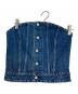 HYKE（ハイク）の古着「DENIM STRAPLESS TOP」｜インディゴ