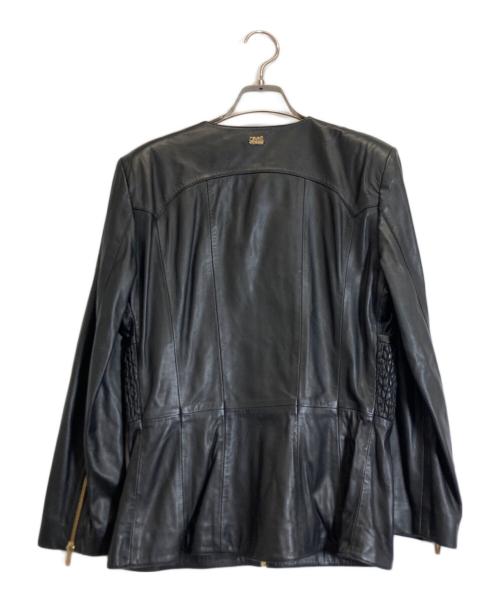 CAVALLI CLASS（カヴァリクラス）cavalli CLASS (カヴァリクラス) ジャケット ブラック サイズ:6の古着・服飾アイテム