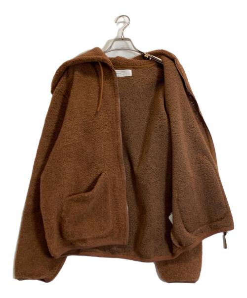 Universal Works（ユニバーサルワークス）Universal Works (ユニバーサルワークス) FRAMeWORK (フレームワーク) TRAVEL HOODIE ブラウン サイズ:Lの古着・服飾アイテム