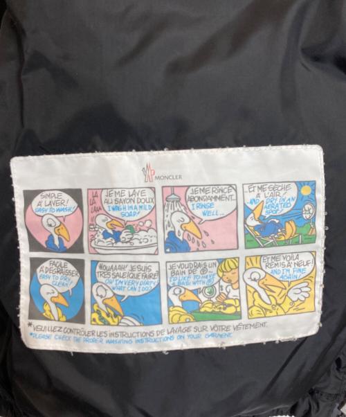 MONCLER（モンクレール）MONCLER (モンクレール) ダウンジャケット ブラック サイズ:2の古着・服飾アイテム