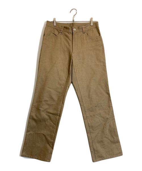 GAULTIER HOMME OBIET（ゴルチェオムオブジェ）GAULTIER HOMME OBIET (ゴルチェオムオブジェ) バックジップデザインチノパンツ ベージュ サイズ:82の古着・服飾アイテム