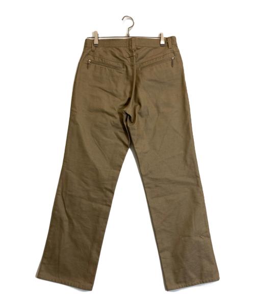 GAULTIER HOMME OBIET（ゴルチェオムオブジェ）GAULTIER HOMME OBIET (ゴルチェオムオブジェ) バックジップデザインチノパンツ ベージュ サイズ:82の古着・服飾アイテム