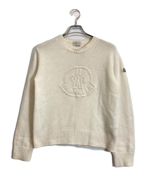 MONCLER（モンクレール）MONCLER (モンクレール) ニット アイボリー サイズ:XSの古着・服飾アイテム