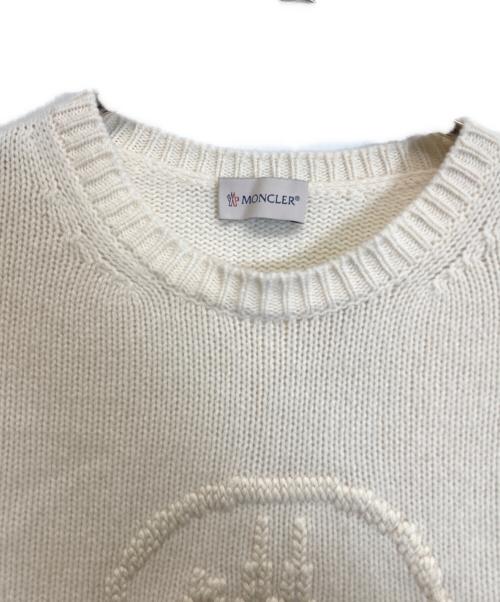 MONCLER（モンクレール）MONCLER (モンクレール) ニット アイボリー サイズ:XSの古着・服飾アイテム