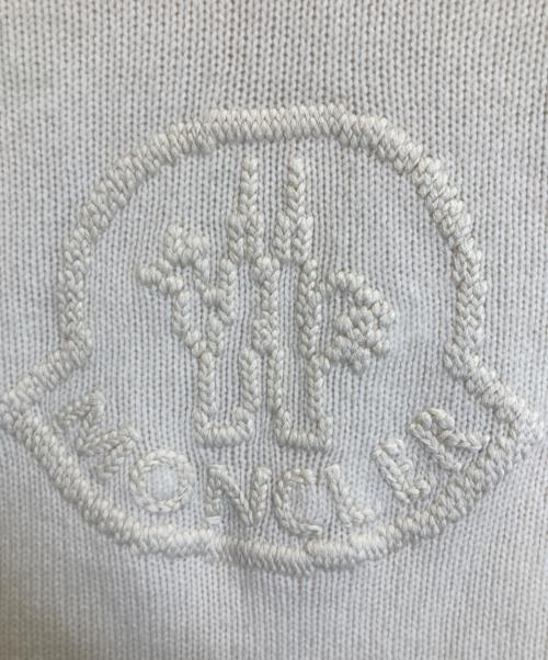 MONCLER（モンクレール）MONCLER (モンクレール) ニット アイボリー サイズ:XSの古着・服飾アイテム