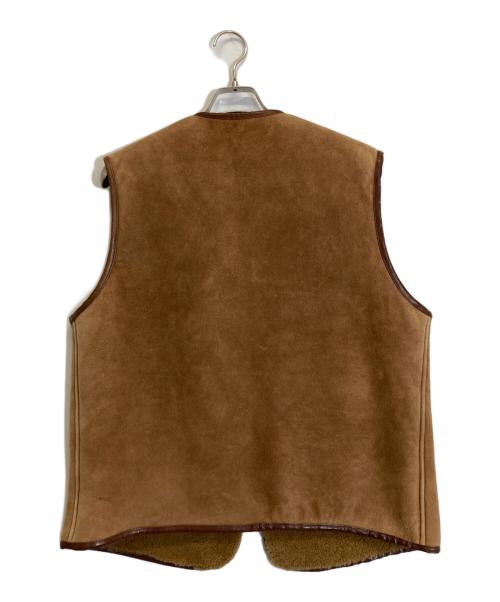 naissance（ネサーンス）NAISSANCE (ネサーンス) ラムムートンベスト ベージュ サイズ:XLの古着・服飾アイテム