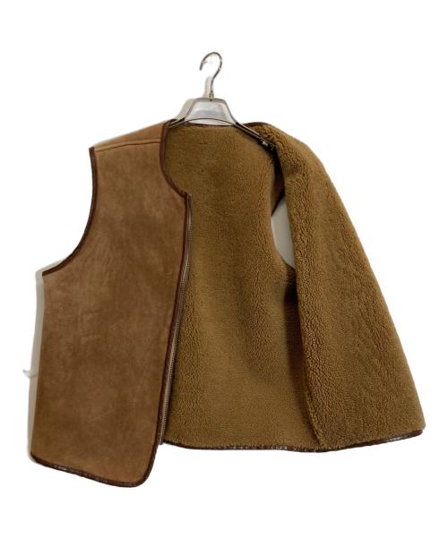 naissance（ネサーンス）NAISSANCE (ネサーンス) ラムムートンベスト ベージュ サイズ:XLの古着・服飾アイテム