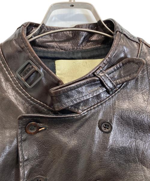 aski kataski（アスキカタスキ）aski kataski (アスキカタスキ) レザージャケット ブラウン サイズ:38の古着・服飾アイテム