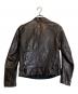 aski kataski (アスキカタスキ) レザージャケット ブラウン サイズ:38：29000円