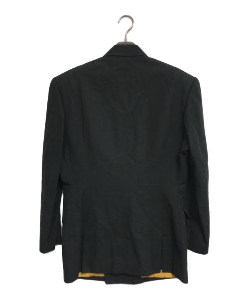 Jean Paul Gaultier homme（ジャンポールゴルチェオム）Jean Paul Gaultier homme (ジャンポールゴルチェオム) ダブルジャケット ブラック サイズ:48の古着・服飾アイテム