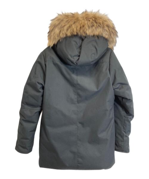 Pyrenex（ピレネックス）Pyrenex (ピレネックス) ラクーンファー付きフーデッドダウンジャケット ブラック サイズ:Mの古着・服飾アイテム