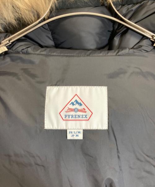 Pyrenex（ピレネックス）Pyrenex (ピレネックス) ラクーンファー付きフーデッドダウンジャケット ブラック サイズ:Mの古着・服飾アイテム