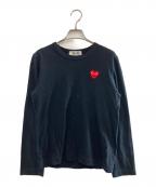 PLAY COMME des GARCONSプレイコムデギャルソン）の古着「ロングスリーブカットソー」｜ブラック