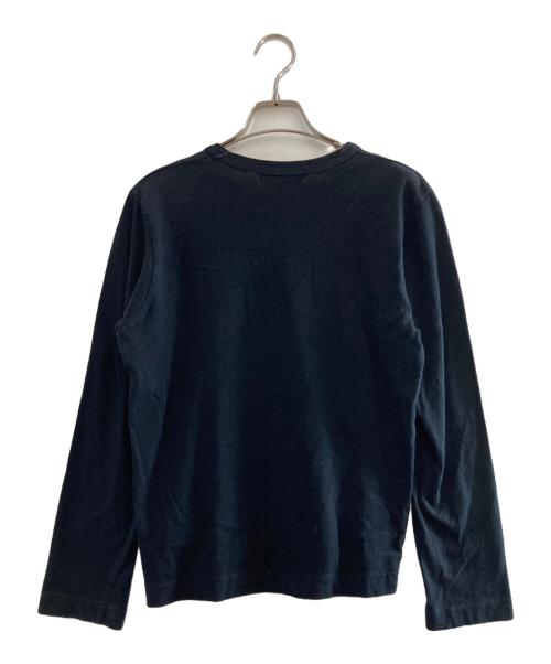 PLAY COMME des GARCONS（プレイコムデギャルソン）PLAY COMME des GARCONS (プレイコムデギャルソン) ロングスリーブカットソー ブラック サイズ:Lの古着・服飾アイテム