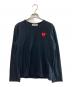 PLAY COMME des GARCONS（プレイコムデギャルソン）の古着「ロングスリーブカットソー」｜ブラック