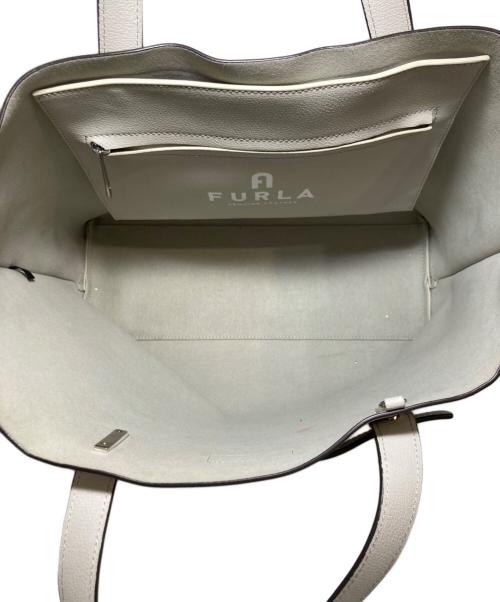 FURLA（フルラ）FURLA (フルラ) トートバッグ ライトグレーの古着・服飾アイテム