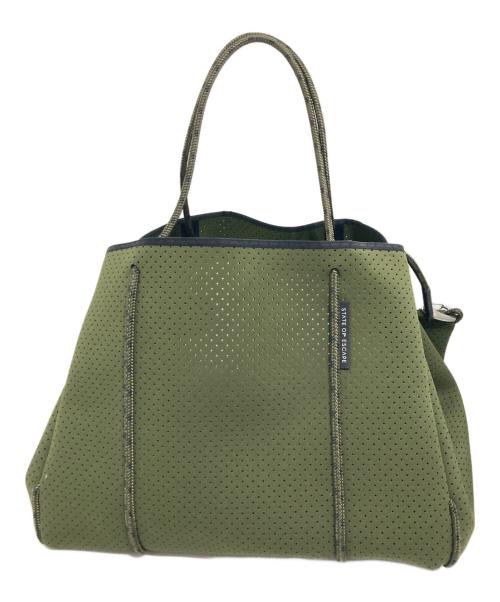 STATE OF ESCAPE（ステイトオブエスケープ）STATE OF ESCAPE (ステイトオブエスケープ) トートバッグ グリーンの古着・服飾アイテム