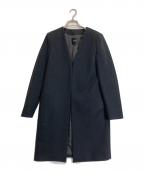 theoryセオリー）の古着「ノーカラーコート」｜グレー