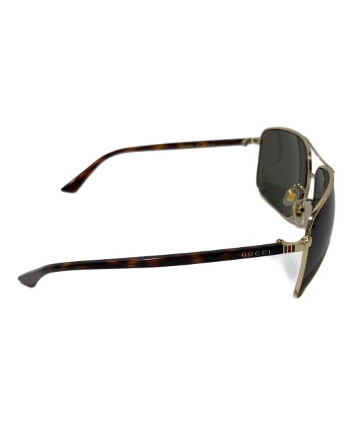 GUCCI（グッチ）GUCCI (グッチ) サングラス ブラウンの古着・服飾アイテム