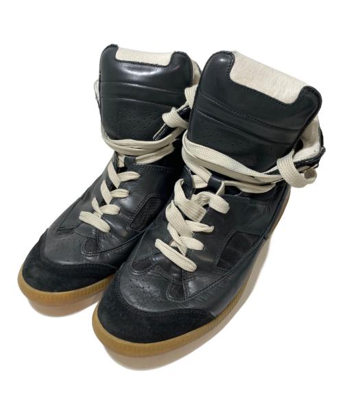 Maison Margiela（メゾンマルジェラ）Maison Margiela (メゾンマルジェラ) ハイカットジャーマントレーナー ネイビー サイズ:41の古着・服飾アイテム