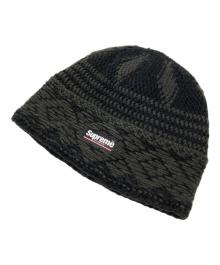 SUPREME（シュプリーム）の古着「ダイヤモンドビーニー」｜ブラック