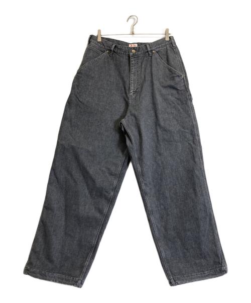 BEAMS JAPAN（ビームスジャパン）BEAMS JAPAN (ビームスジャパン) モンスター ストレッチ デニムペインターパンツ ブラック サイズ:Lの古着・服飾アイテム