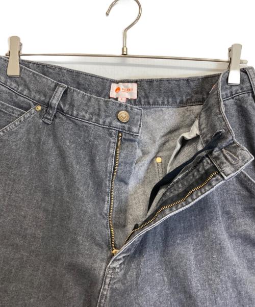 BEAMS JAPAN（ビームスジャパン）BEAMS JAPAN (ビームスジャパン) モンスター ストレッチ デニムペインターパンツ ブラック サイズ:Lの古着・服飾アイテム