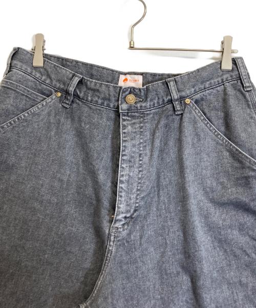 BEAMS JAPAN（ビームスジャパン）BEAMS JAPAN (ビームスジャパン) モンスター ストレッチ デニムペインターパンツ ブラック サイズ:Lの古着・服飾アイテム