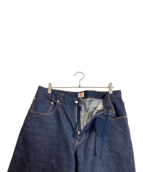 BEAMS JAPAN（ビームスジャパン）BEAMS JAPAN (ビームスジャパン) モンスター 5ポケット デニムパンツ インディゴ サイズ:Lの古着・服飾アイテム