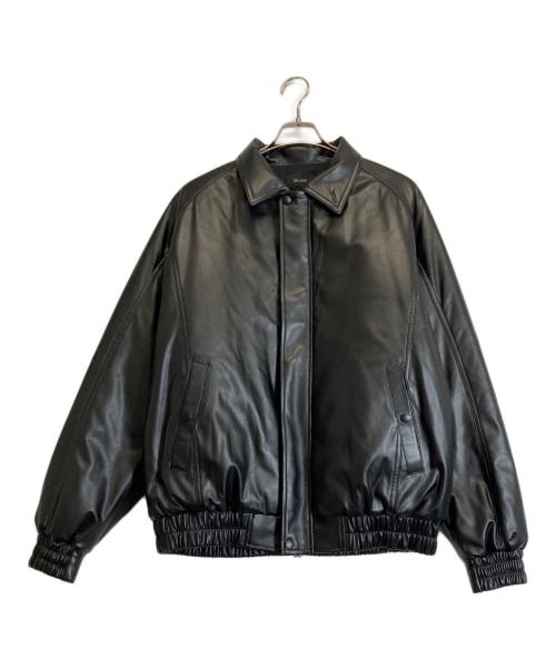 DELUXE（デラックス）Deluxe (デラックス) ビーガンレザージャケット ブラック サイズ:Lの古着・服飾アイテム